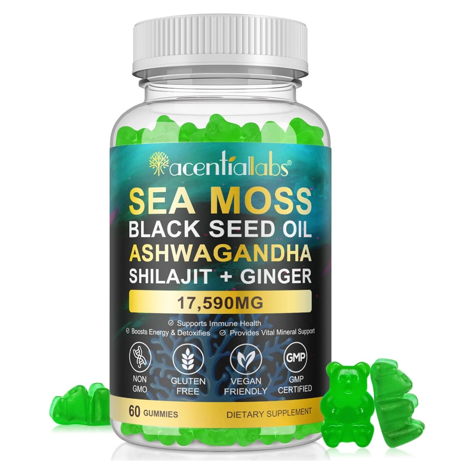 Gomitas Veganas de Musgo Marino 3000mg - 60 Unidades