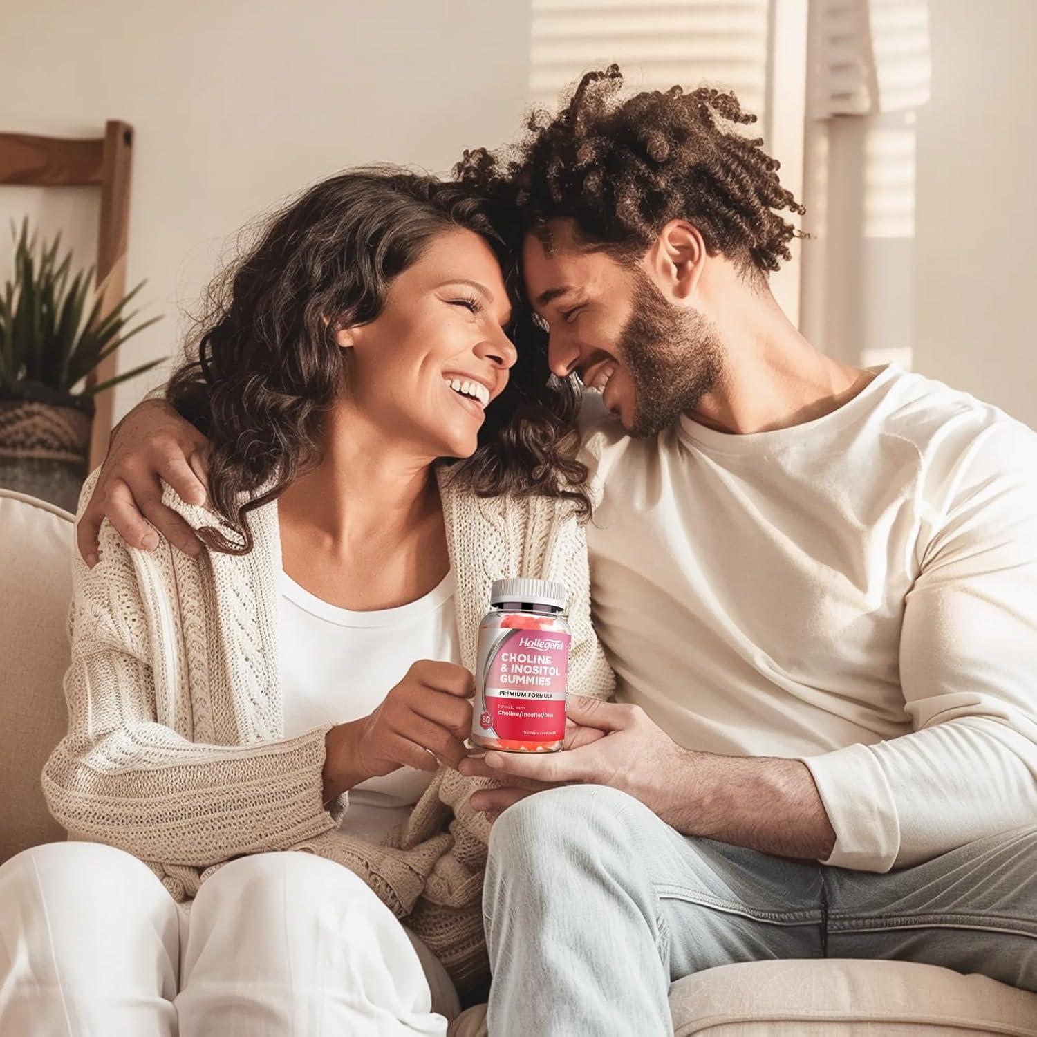 Gomitas de Colina Prenatal Hendybe con DHA y Inositol 60 Ct