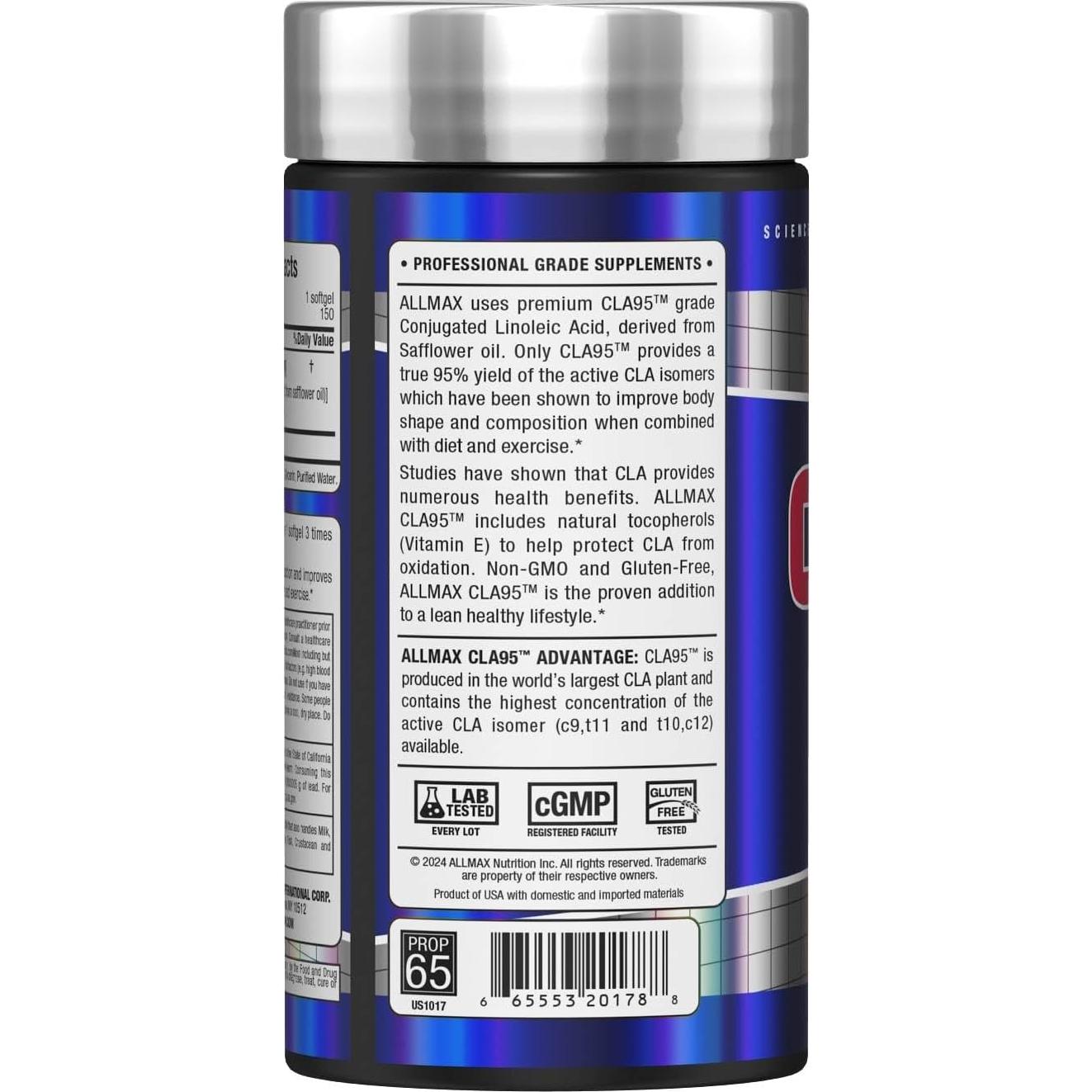 AllMax Nutrition CLA 1000 mg 150 Softgels - Ácido Linoleico