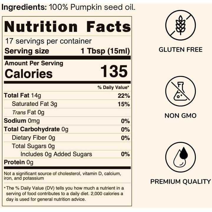 Aceite de Semilla de Calabaza Tostado Belvoro 248 ml Gourmet