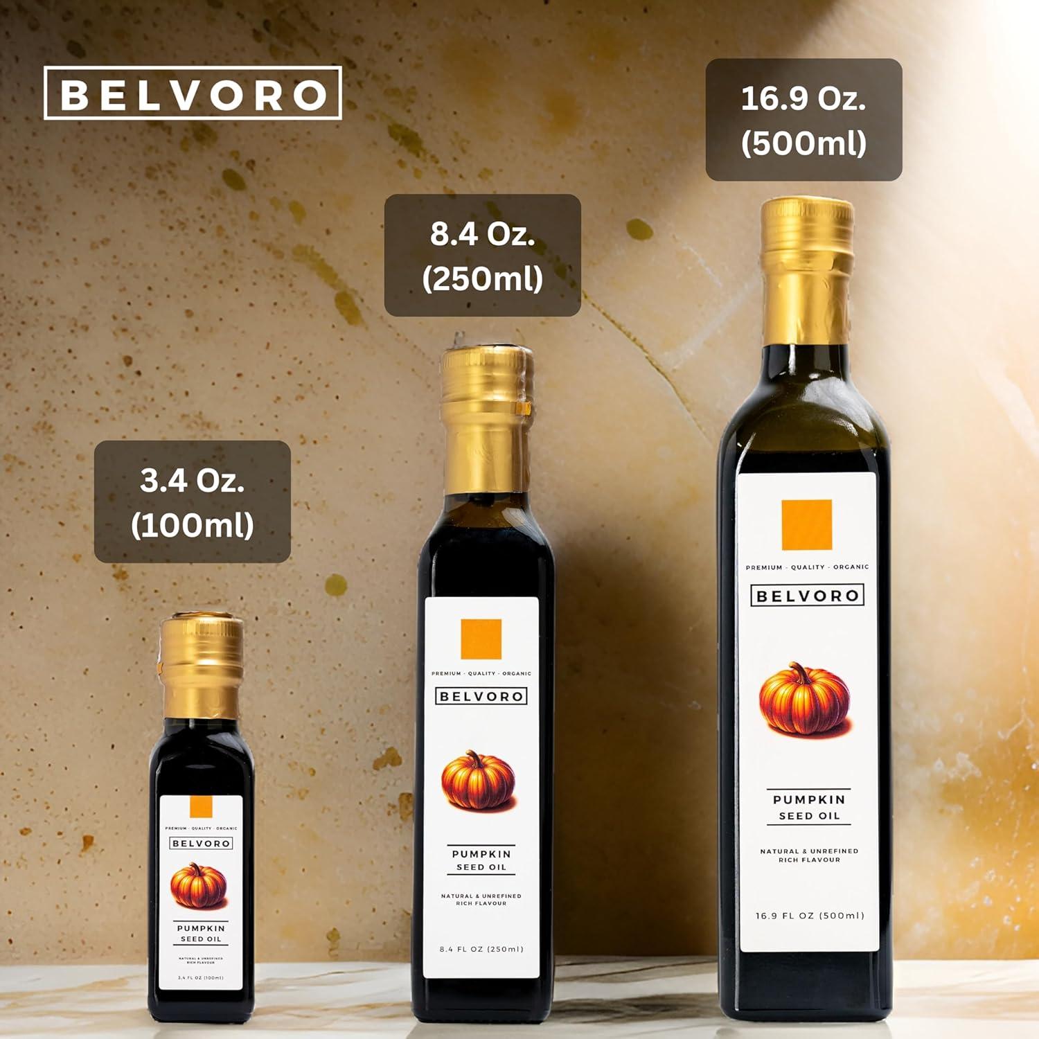 Aceite de Semilla de Calabaza Tostado Belvoro 248 ml Gourmet