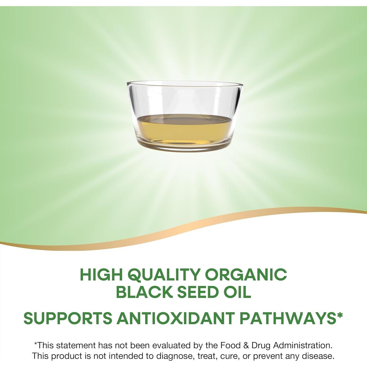 Aceite de Semilla Negra Orgánico Nature's Way 237 ml Prensado en Frío