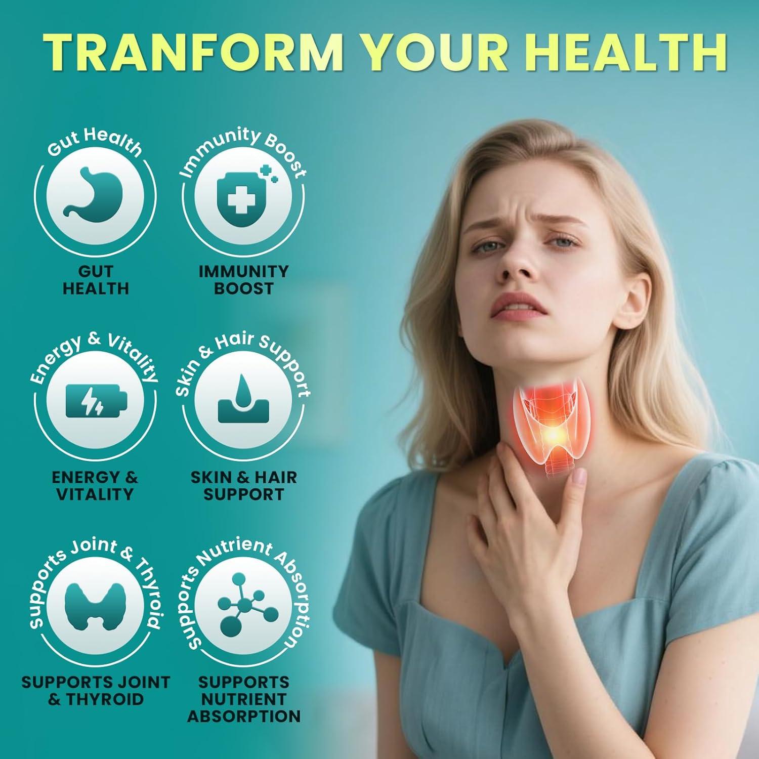 Gomitas de Musgo Marino B BEWORTHS 60 Unidades Sabor Manzana