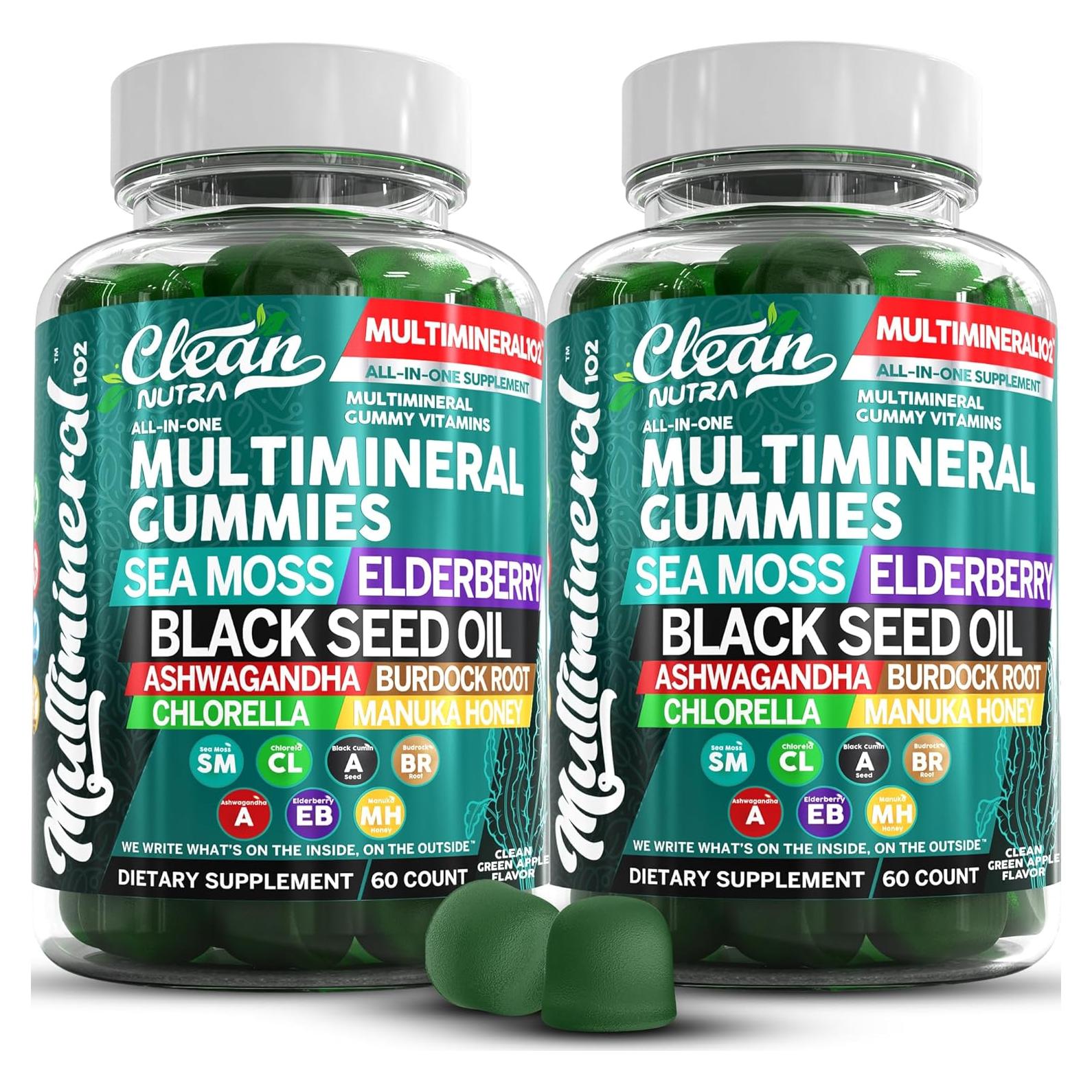 Gomitas Multiminerales Clean Nutra con Ashwagandha 408g