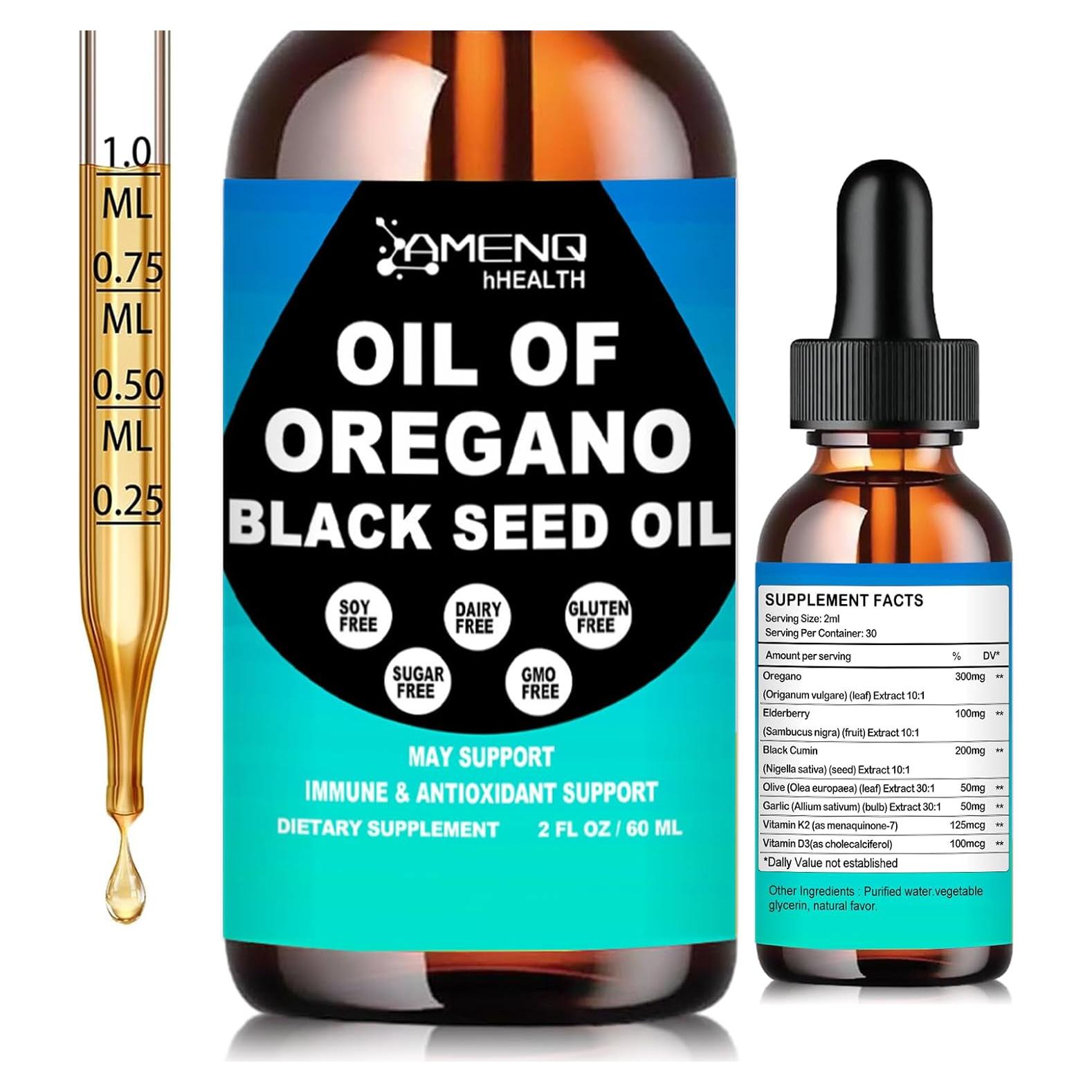 Aceite de Orégano Orgánico AMENQ 59.15 ml - Salud Inmunológica