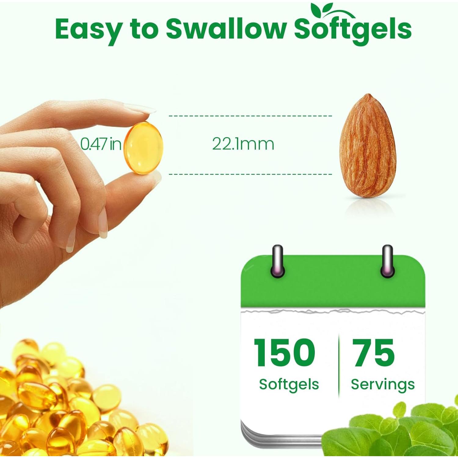 Aceite de Orégano y Semilla Negra VITARENEW 150 Gelatinas