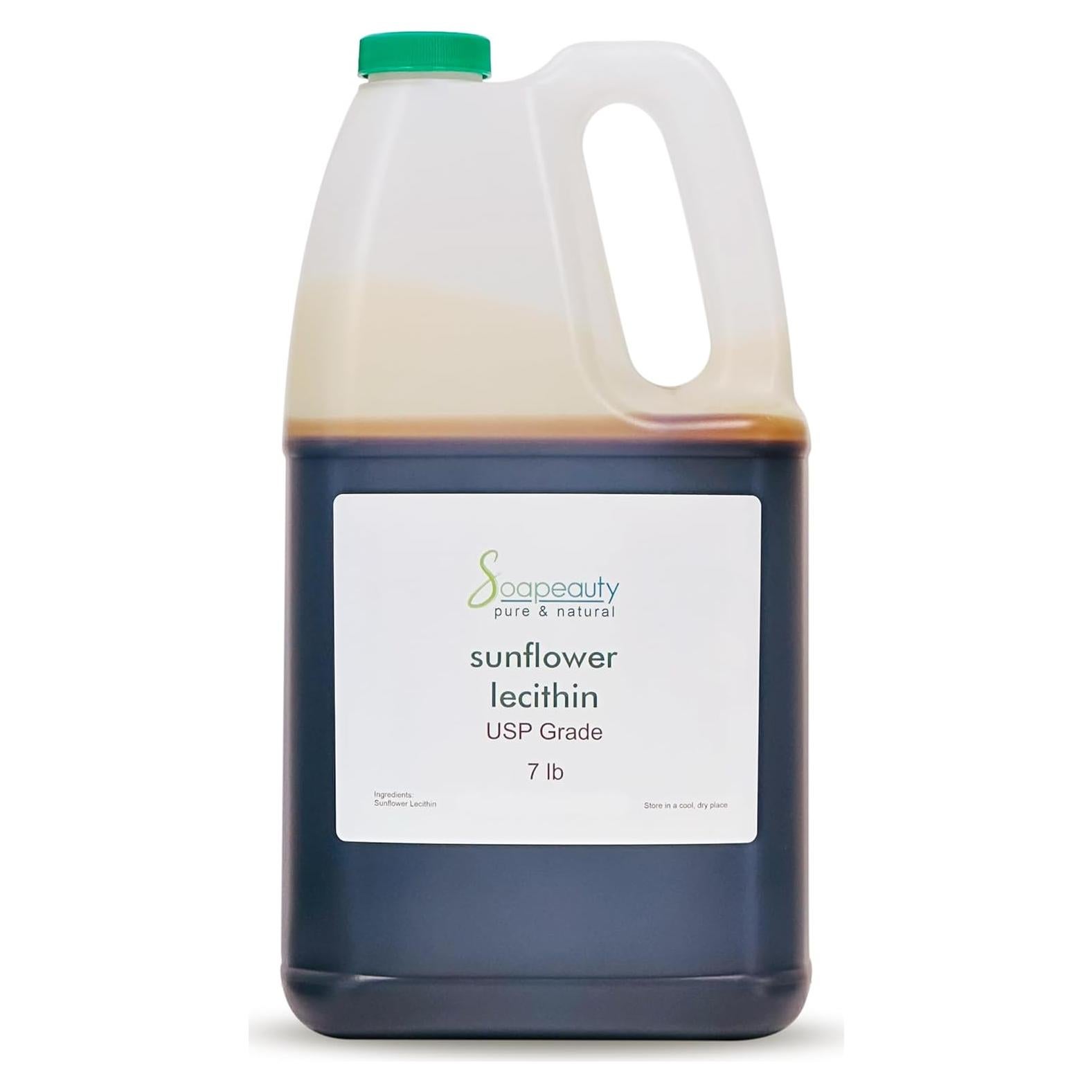 Aceite de Lecitina de Girasol Soapeauty 3.18 kg Prensado en Frío