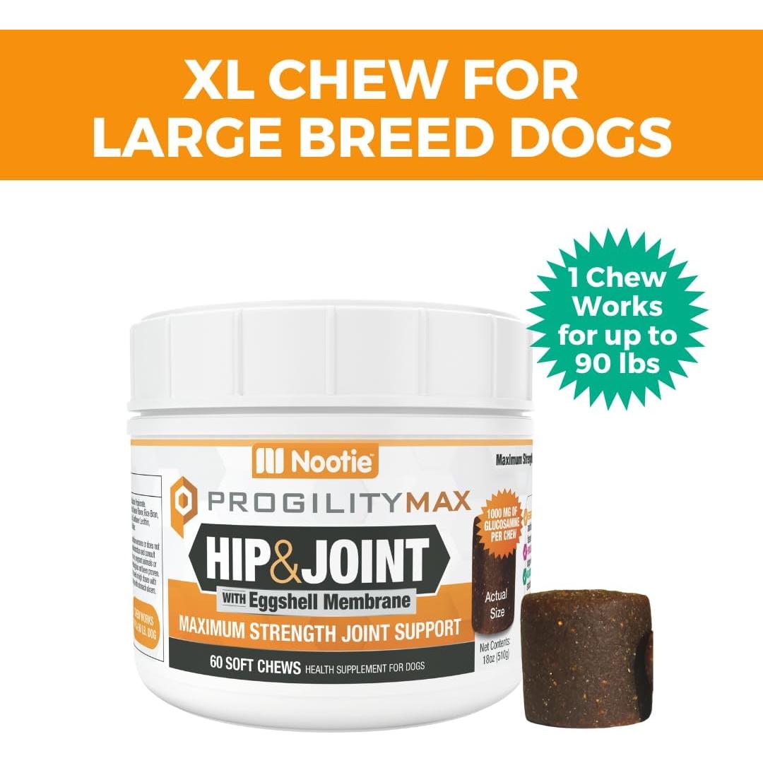 Suplemento Nootie ProgilityMAX para Perros Grandes 60 Masticables