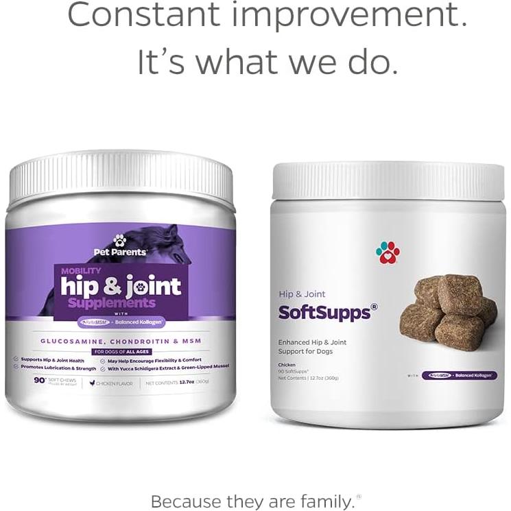 Suplemento Articular para Perros Pet Parents - 90 Masticables con Glucosamina y Mejillón de Labio Verde