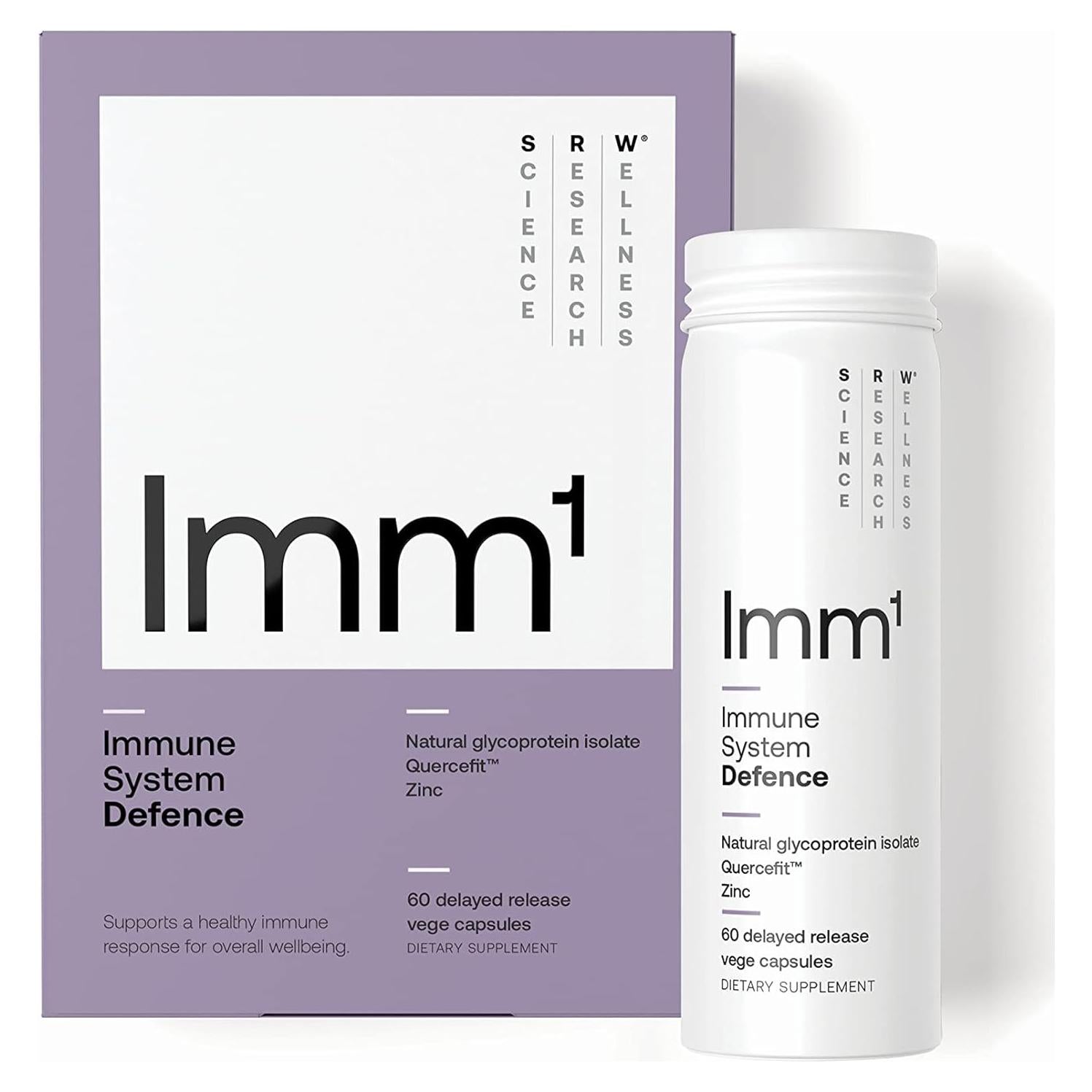 Suplemento Inmunidad SRW | 60 Cápsulas Vegetales | Muno-IgY y Quercetina