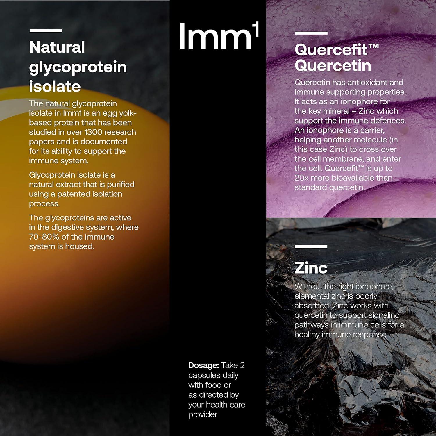 Suplemento Inmunidad SRW | 60 Cápsulas Vegetales | Muno-IgY y Quercetina