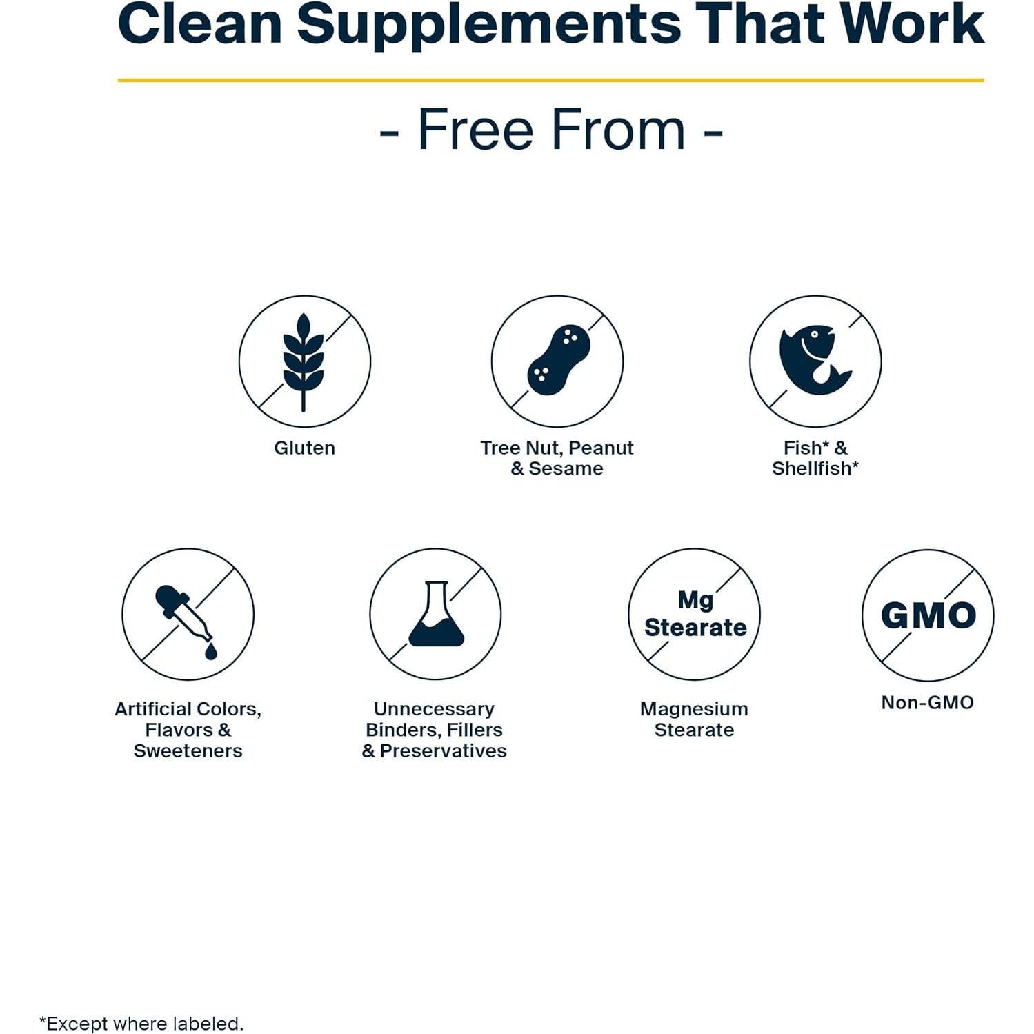 Suplemento Digestivo Vital Nutrients | 120 Cápsulas L-Glutamina