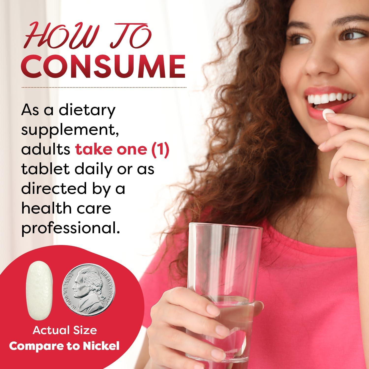 Suplemento L-Arginina 1000 mg Mejores Naturales 360 Tabletas