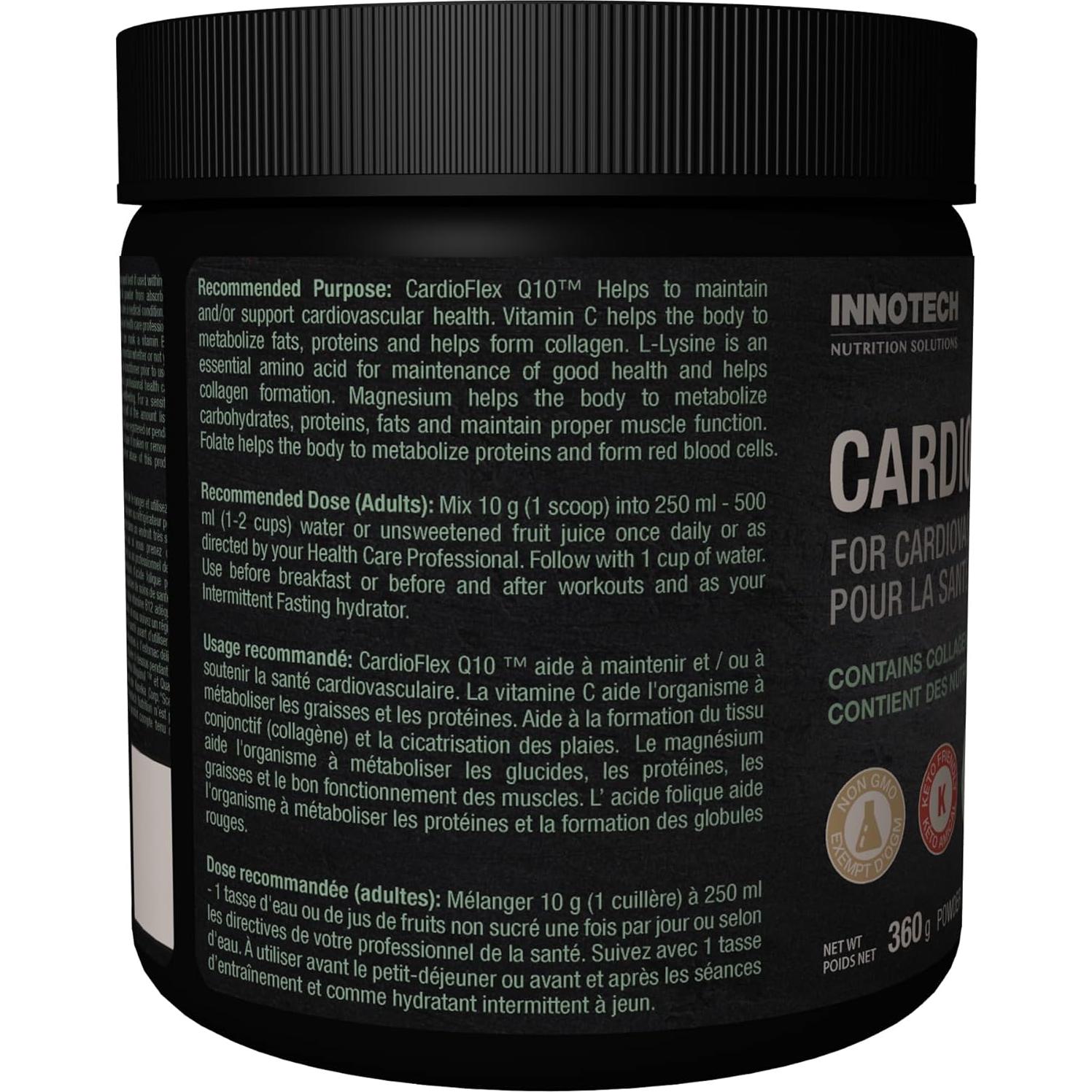 CardioFlex Q10 Innotech 360g - Suplemento Salud Cardiovascular