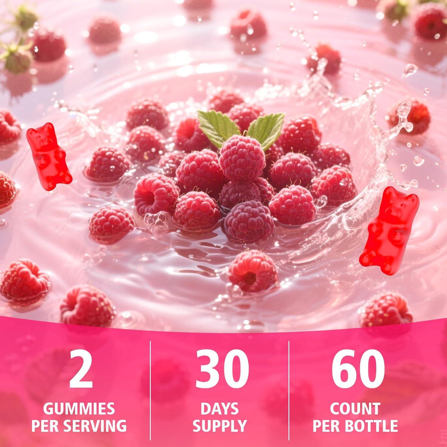 Gomitas NAC GrnLife 1000mg Antioxidantes Sabor Frambuesa 60u