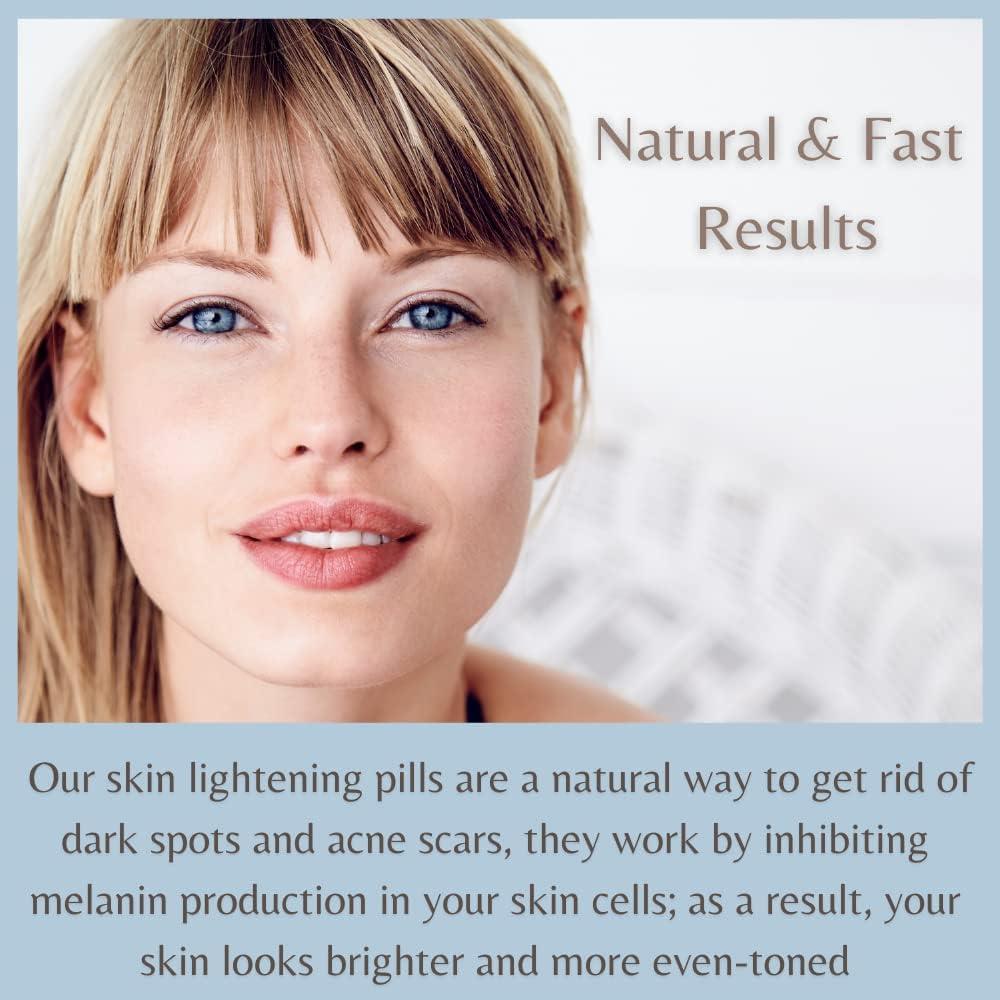 Píldoras Blanqueadoras de Piel KUR Live Simply - 90 Cápsulas Naturales