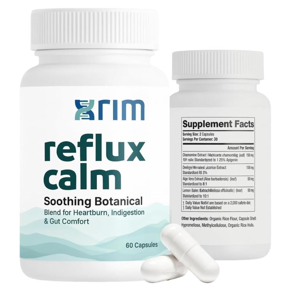 Suplemento Digestivo XRIM Inhibidor de Reflujo 90 Cápsulas
