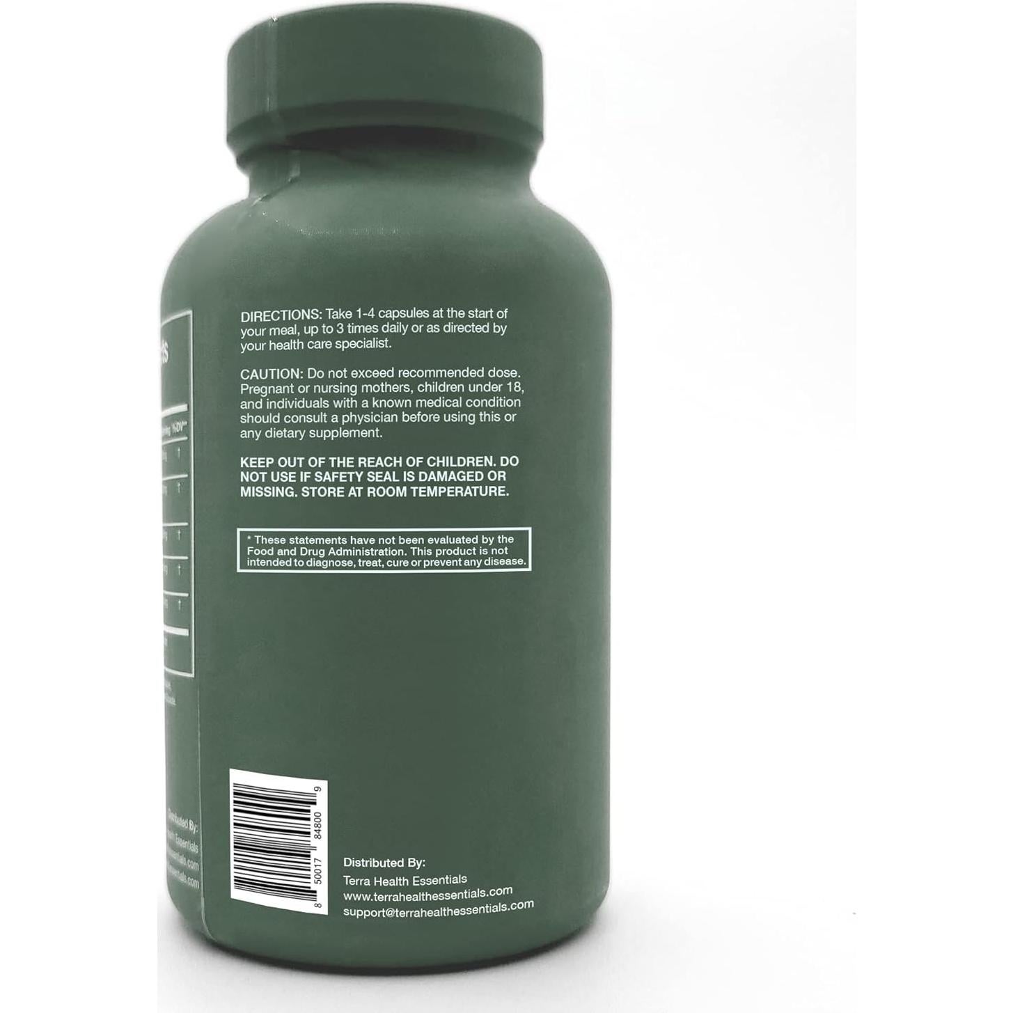 Inhibidor de Reflujo Terra Health Essentials - 90 Cápsulas