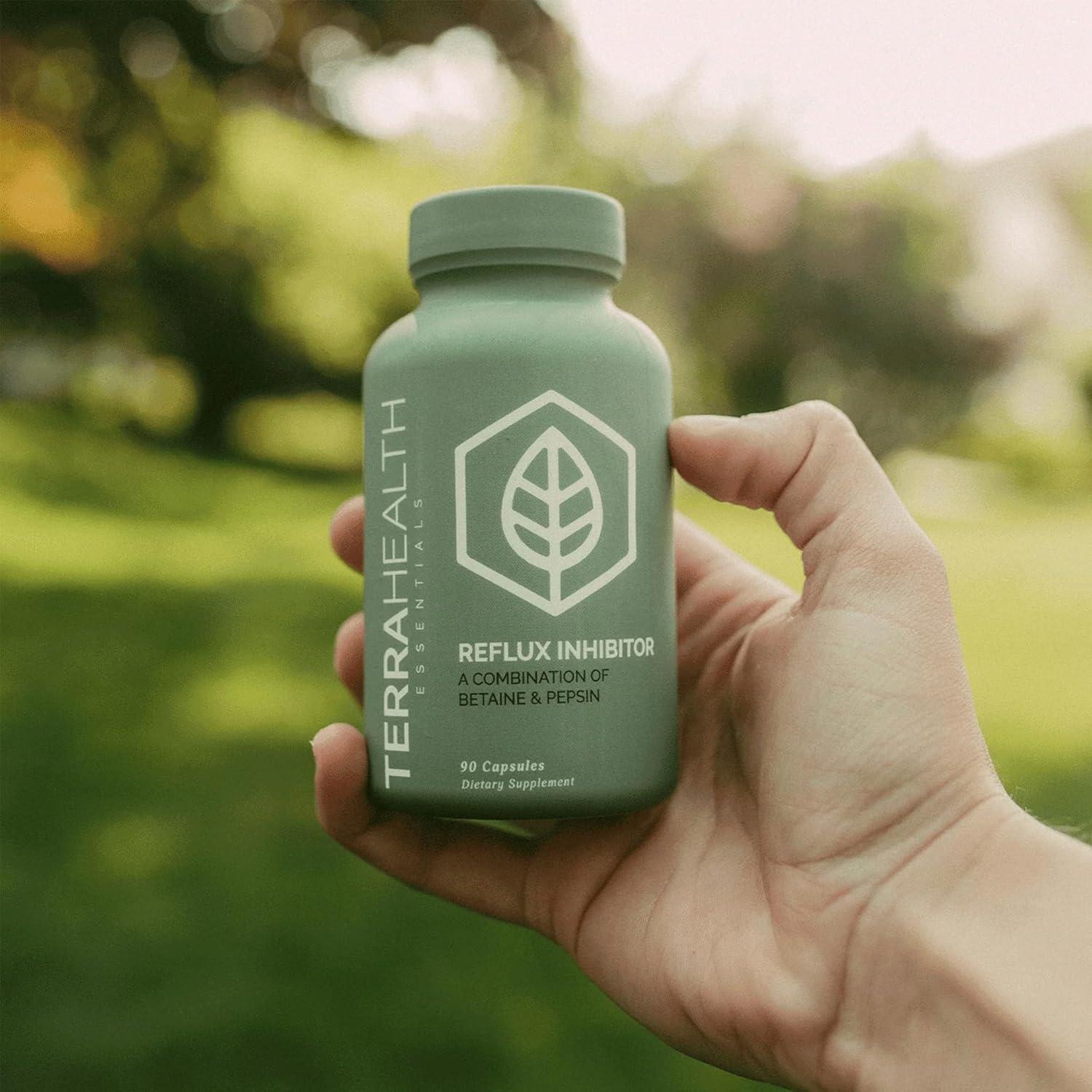 Inhibidor de Reflujo Terra Health Essentials - 90 Cápsulas