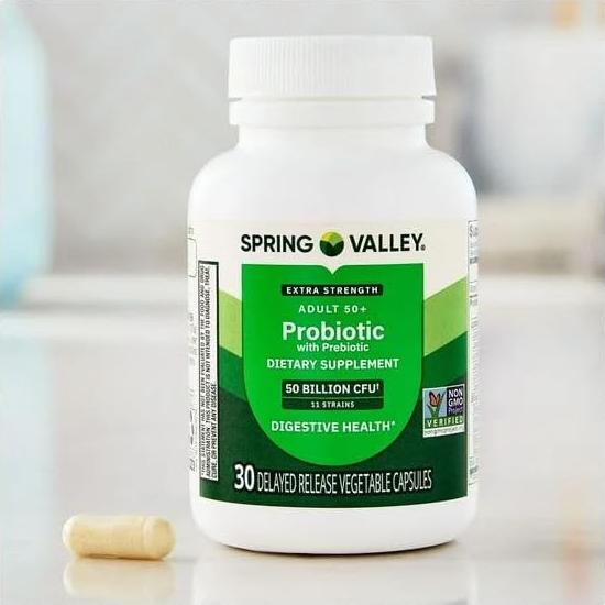 Cápsulas Probioticas Digestivas Spring Valley 30 Conteo