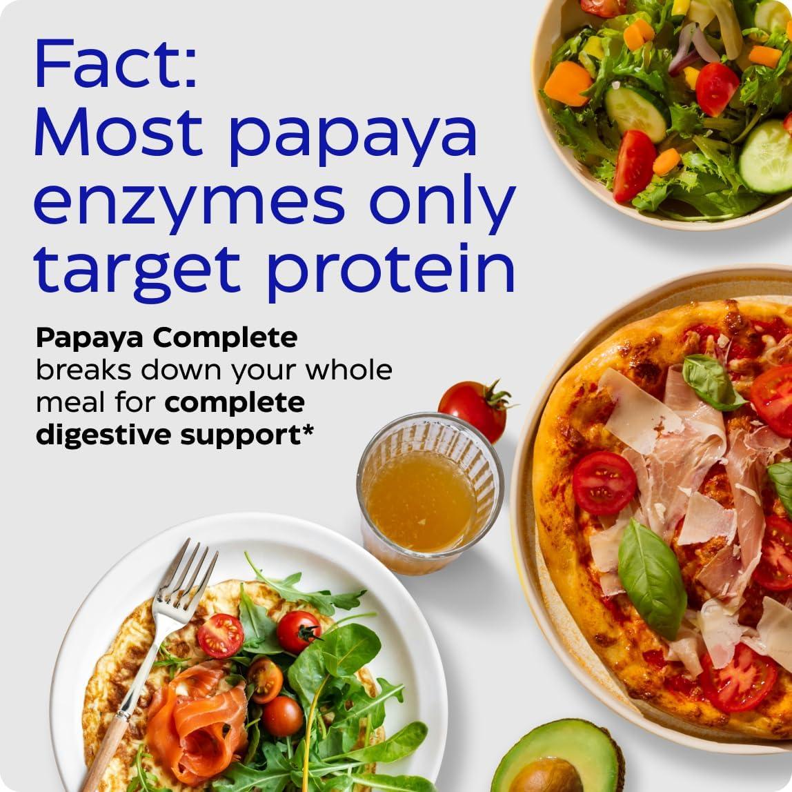 Enzymedica Enzimas Digestivas de Papaya Orgánica 240 Tabletas