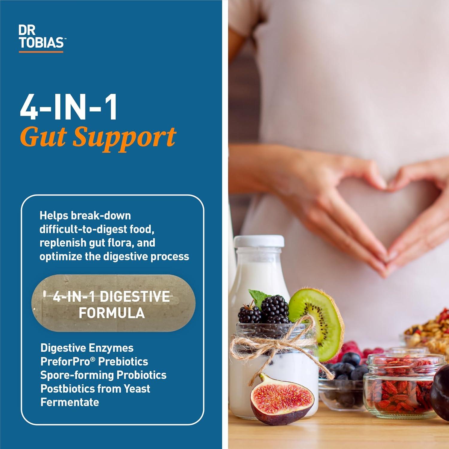 Enzimas Digestivas Dr. Tobias con Probioticos 60 Cápsulas