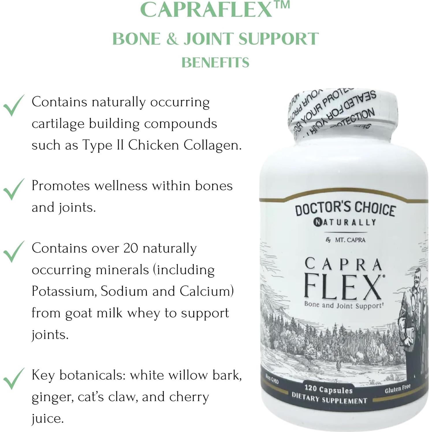 Suplemento Articular CapraFlex Mt. Capra | 120 Cápsulas