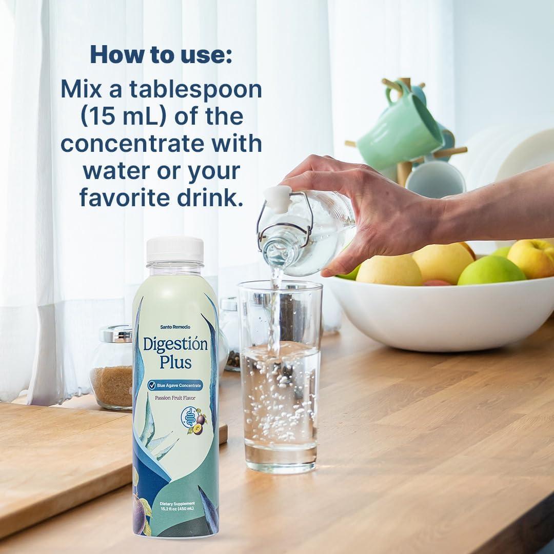 Bebida Concentrada de Agave Azul Santo Remedio 30 Porciones Maracuyá