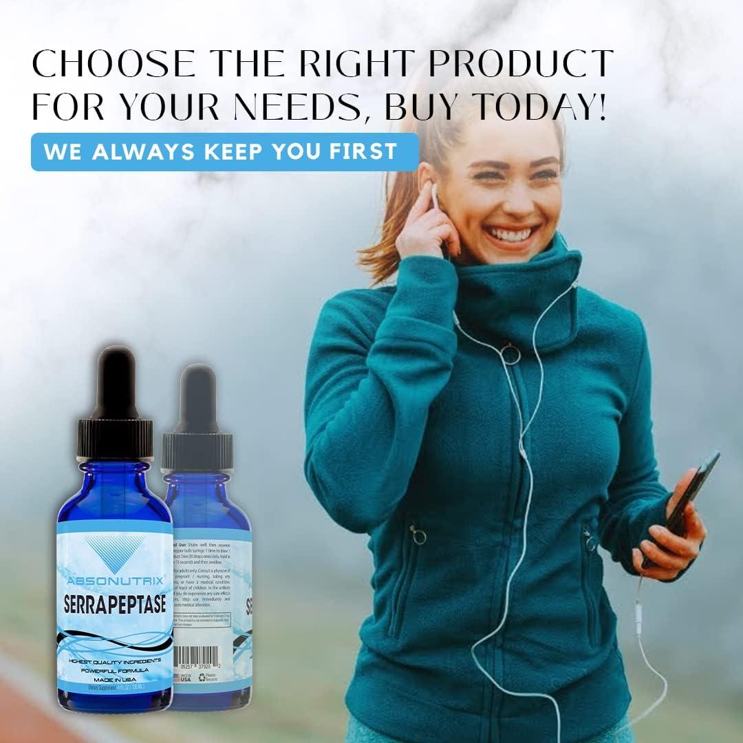 Absonutrix Serrapeptase Enzyme 583mg 118 Porciones Rápida Absorción