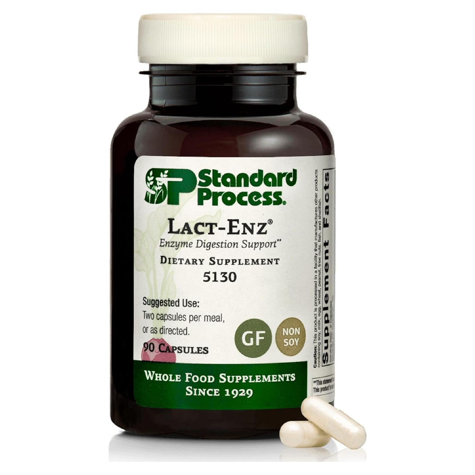 Suplemento Digestivo Standard Process Lact-ENZ 90 Cápsulas