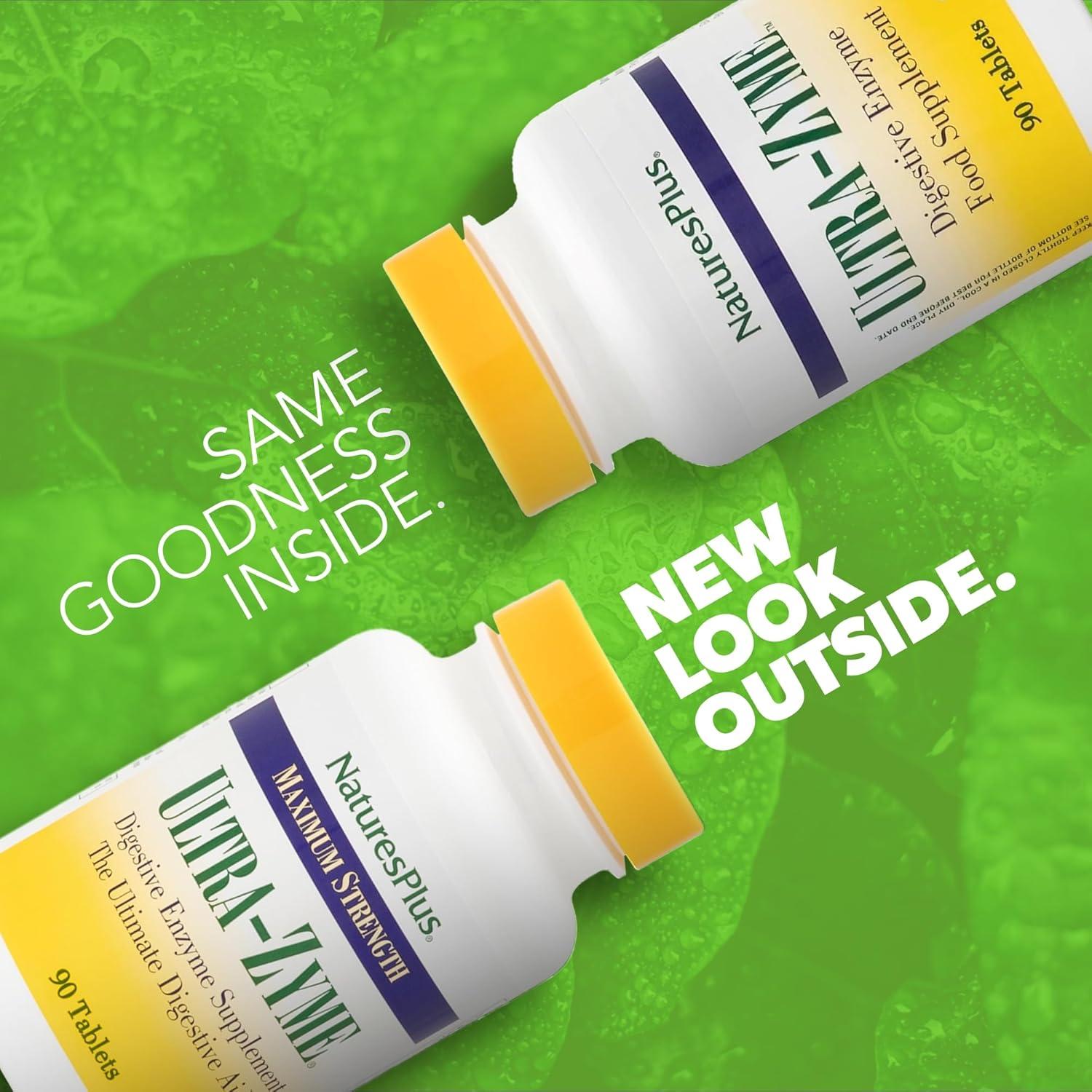 Suplemento Enzimático NaturesPlus Ultra-Zyme 90 Tabletas