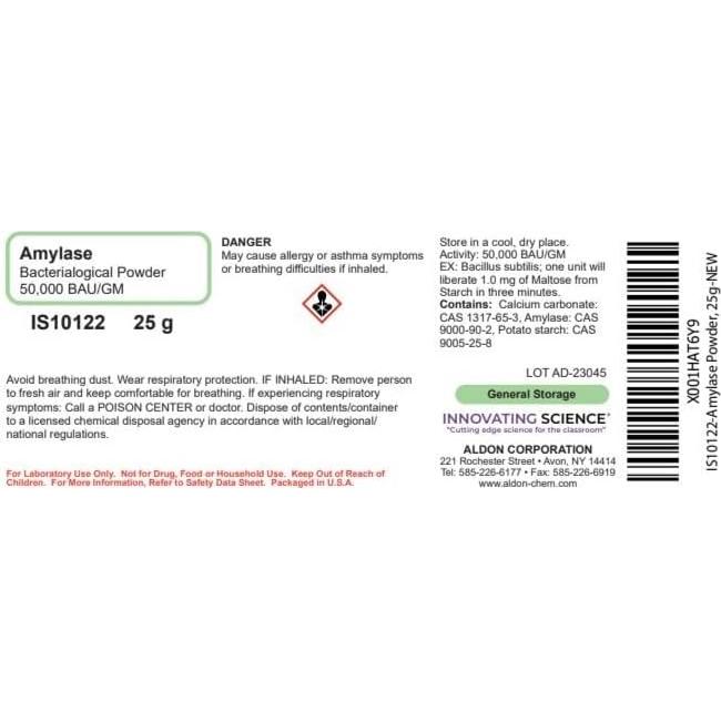 Polvo de Amilasa Innovating Science 25g - Enzima Hidrolítica
