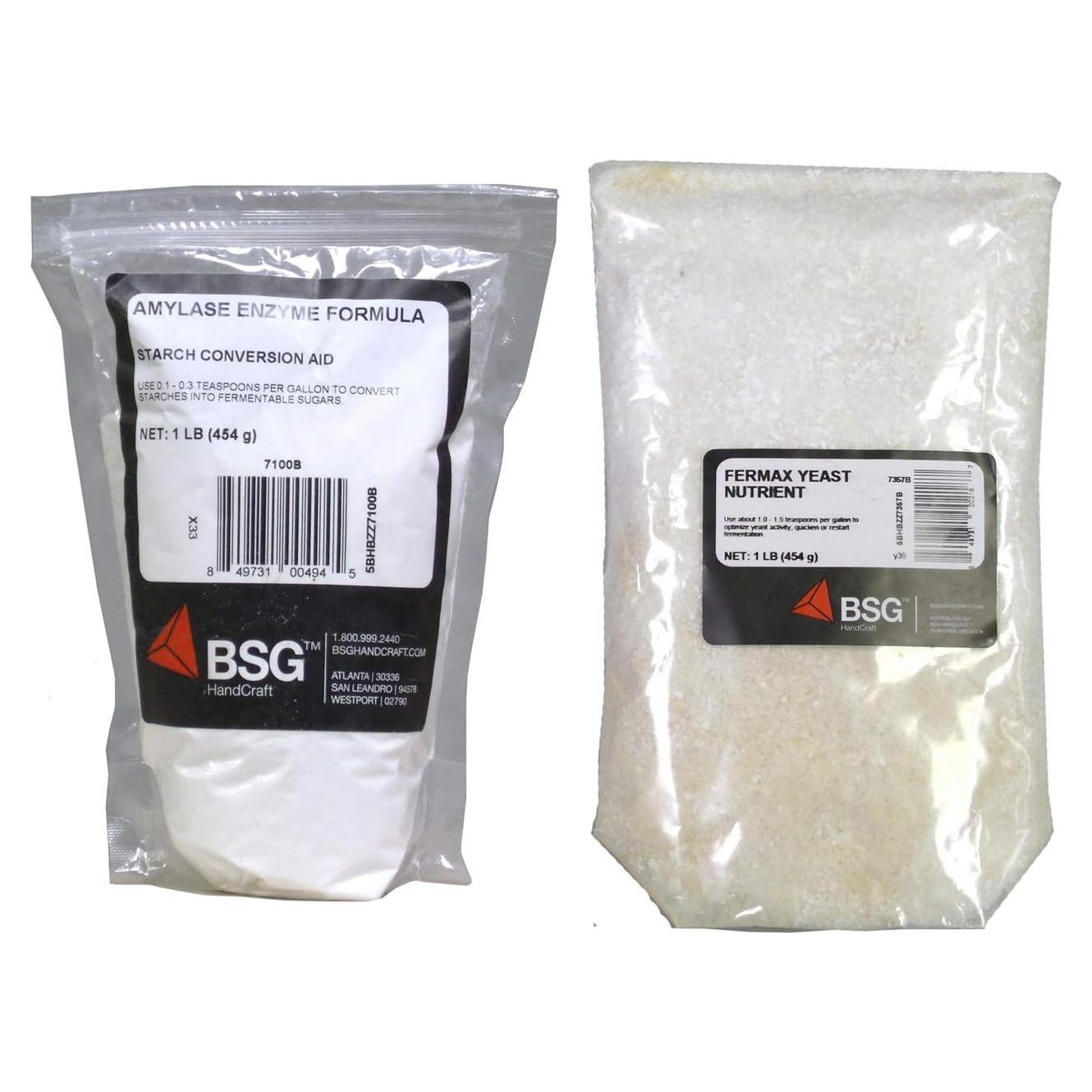 Enzima Amilasa 0.91 kg + Nutriente de Levadura Fermax