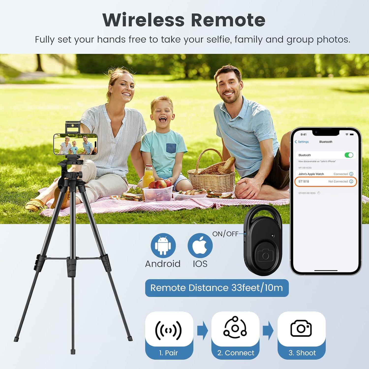 Trípode MoKo 60 cm para Cámara DSLR y Teléfonos