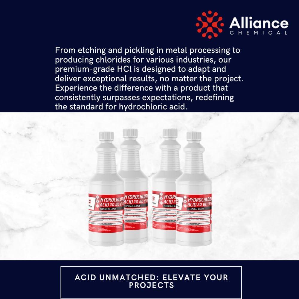 Ácido Clorhídrico 31% Grado Técnico Alliance 1.89 Litros