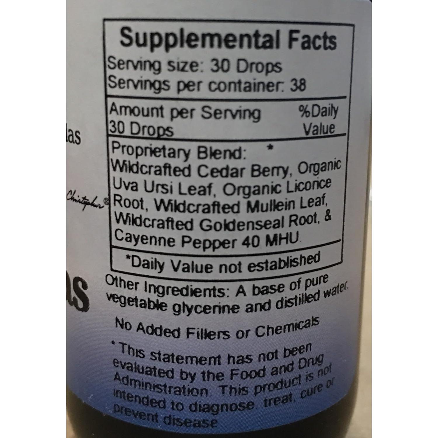 Fórmula de Páncreas Christopher 59 ml - Salud Digestiva Natural