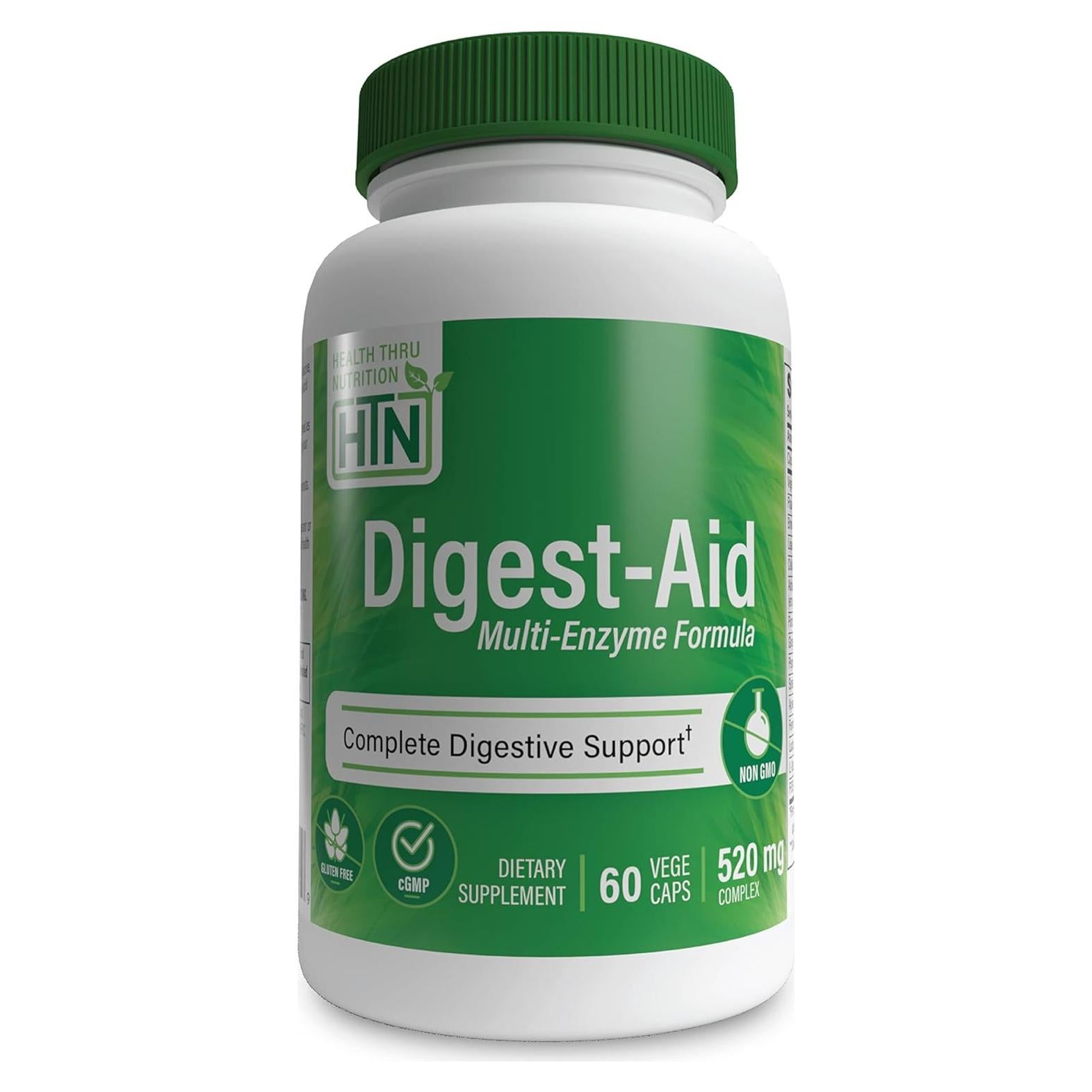 Digest-Aid Enzimas Digestivas con Pre y Probioticos 60 Vegecaps