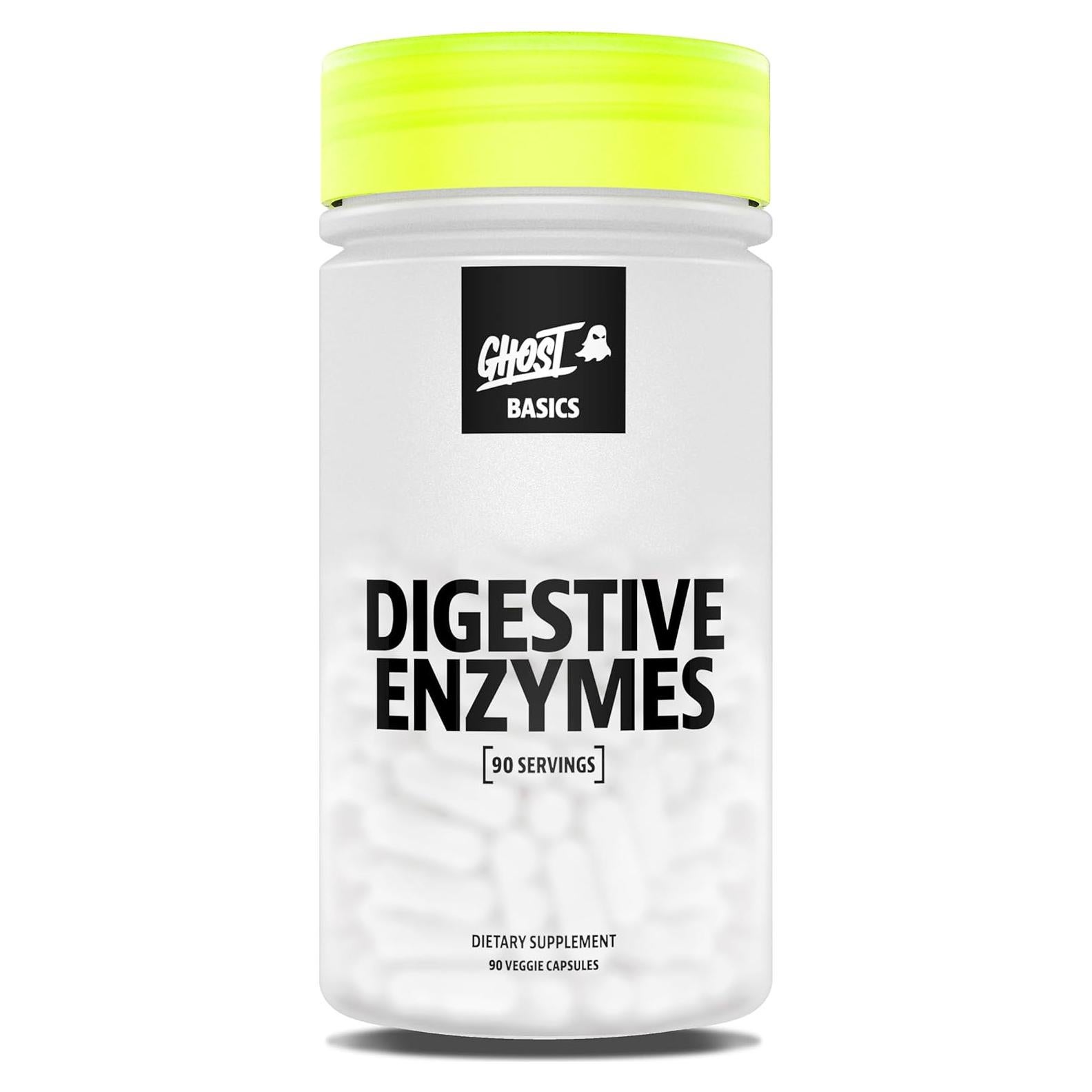 Suplemento Enzimas Digestivas GHOST Basics 90 Cápsulas Veganas