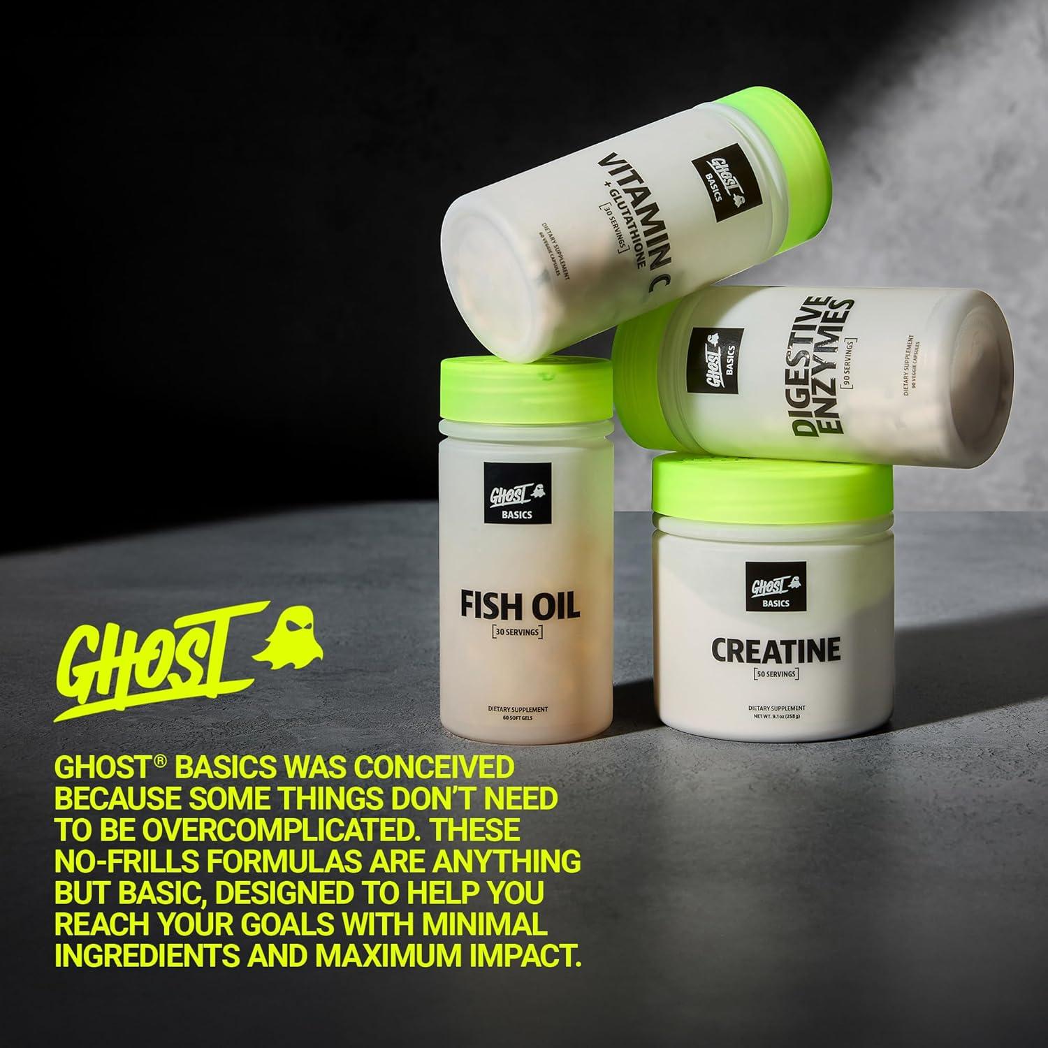 Suplemento Enzimas Digestivas GHOST Basics 90 Cápsulas Veganas