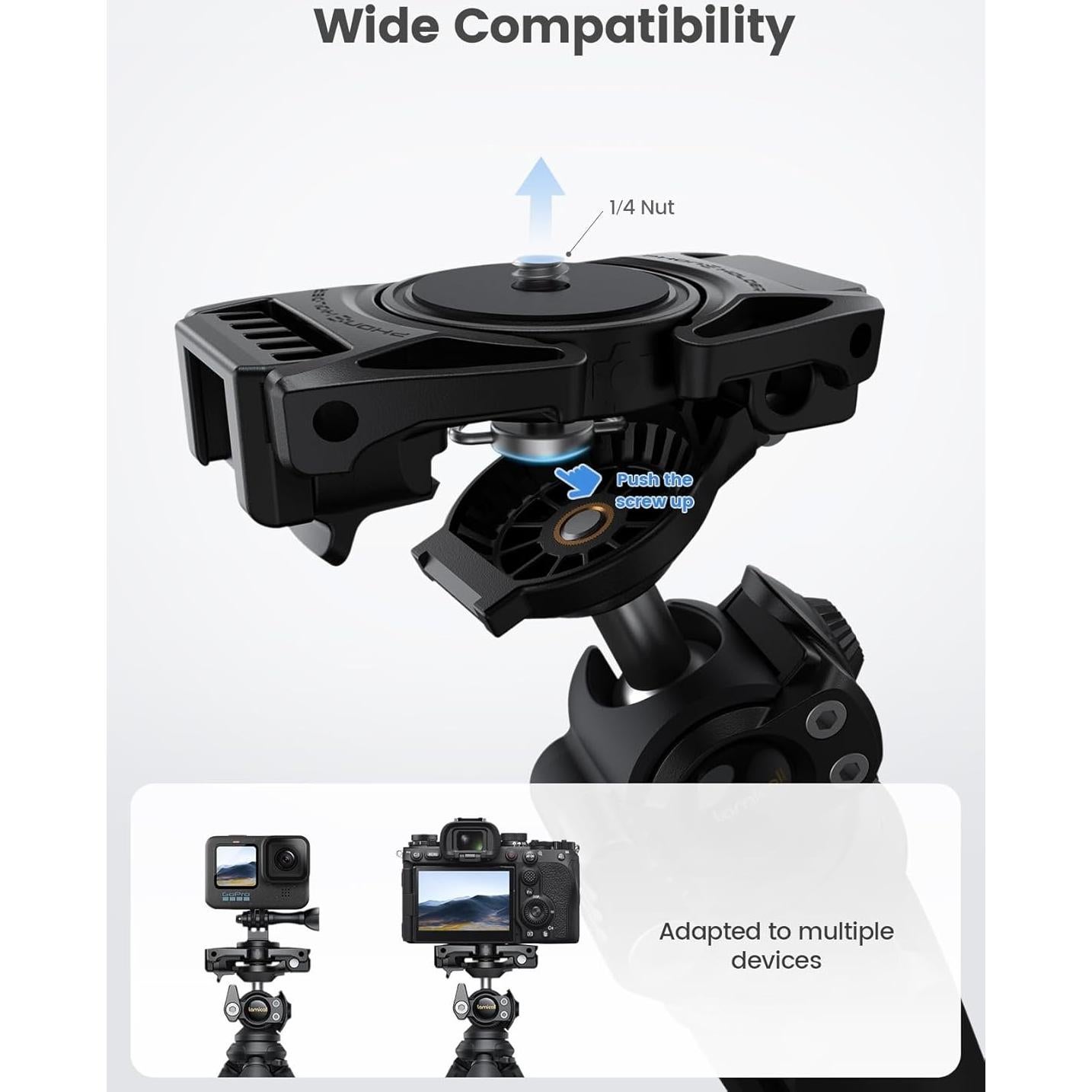 Trípode Lamicall STTP03 Flexible 3 en 1 para iPhone