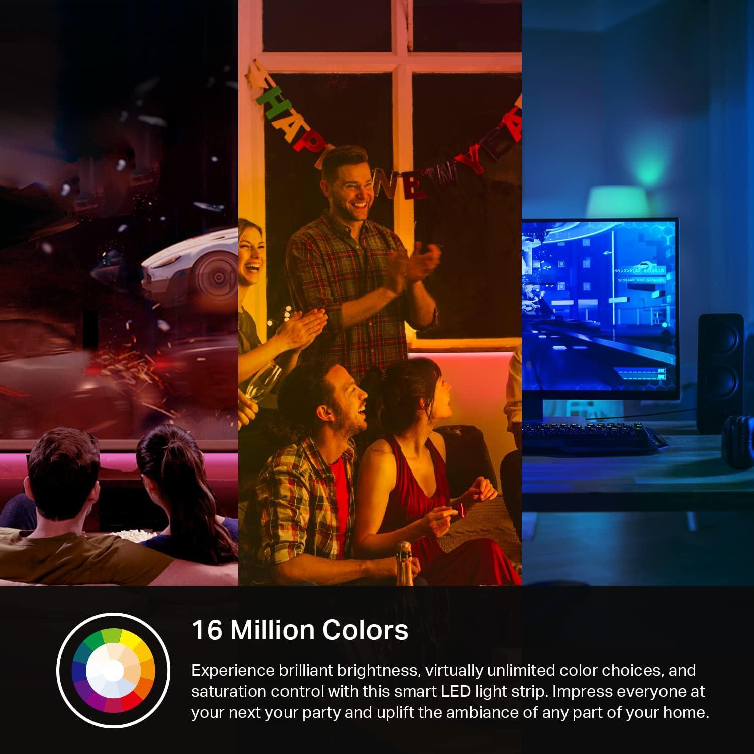 Tira LED Inteligente Kasa 10m RGB Wi-Fi Control Alexa