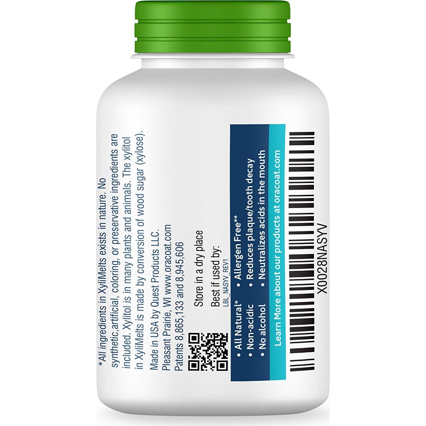 OraCoat XyliMelts Alivio Boca Seca Menta Suave 100u + Canela 40u