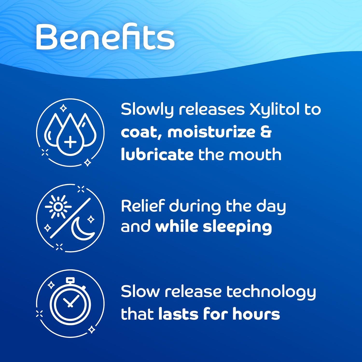 Discos Hidratantes Oracoat XyliMelts para Boca Seca - 40 Unidades