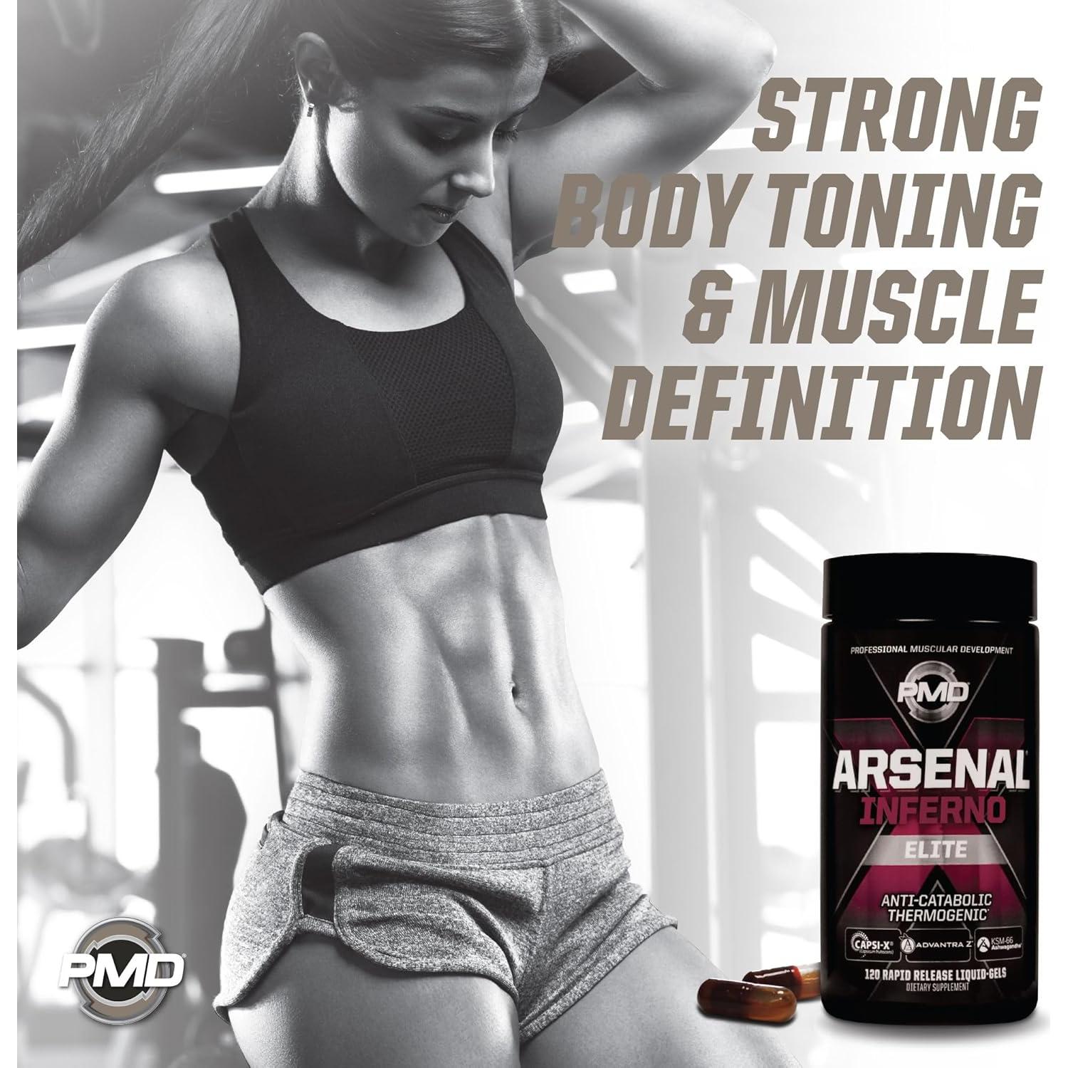 PMD Sports Arsenal X Inferno Gel Termogénico 120 Geles