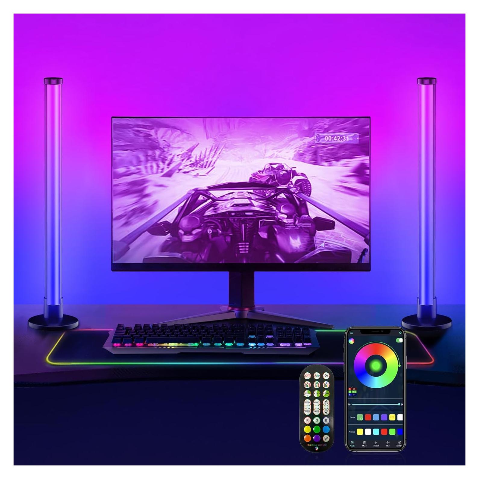 Barra de Luz LED ELOUYCKE 43.94 cm RGB con Control APP