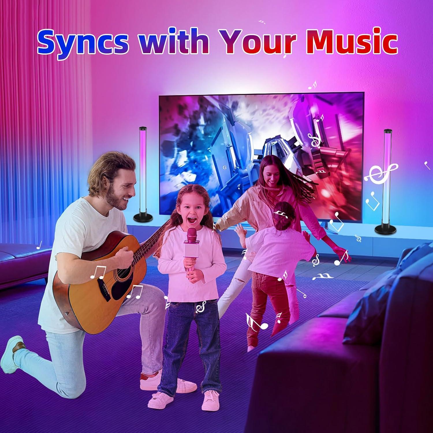 Barra de Luz LED ELOUYCKE 43.94 cm RGB con Control APP