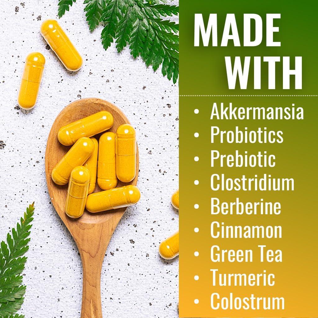 Suplemento GLP-1 Vitamatic 60 Cápsulas Probioticos y Prebioticos