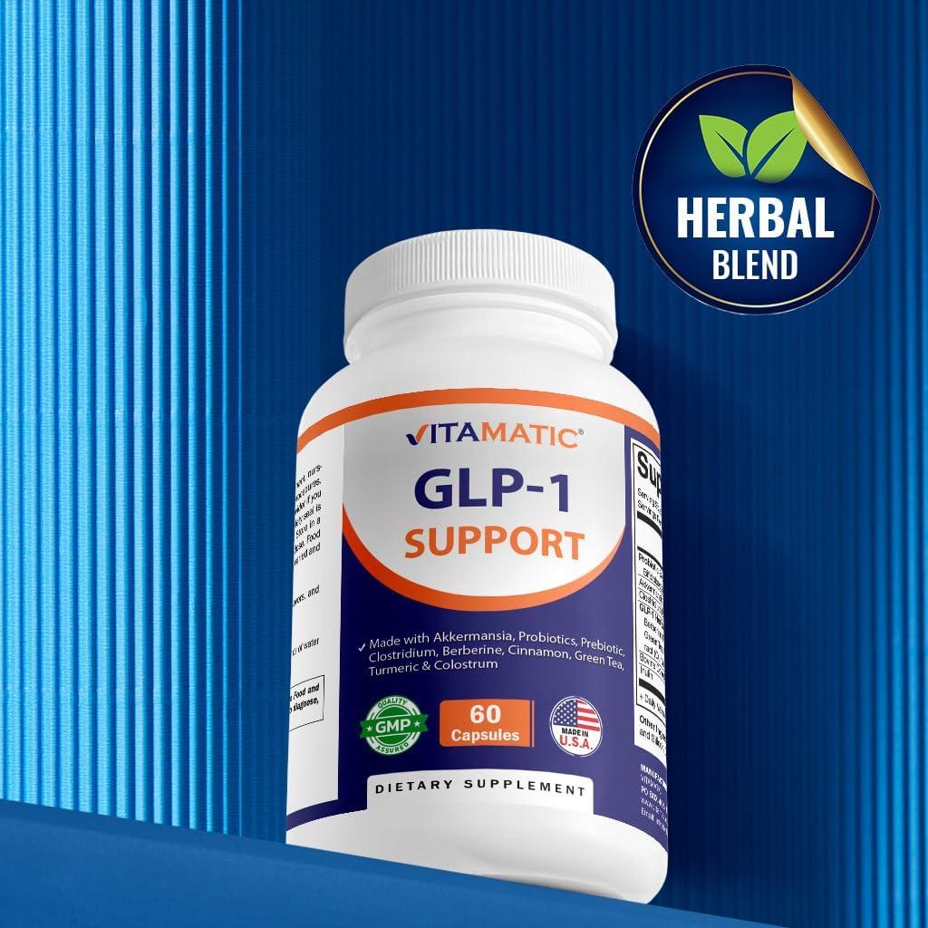 Suplemento GLP-1 Vitamatic 60 Cápsulas Probioticos y Prebioticos