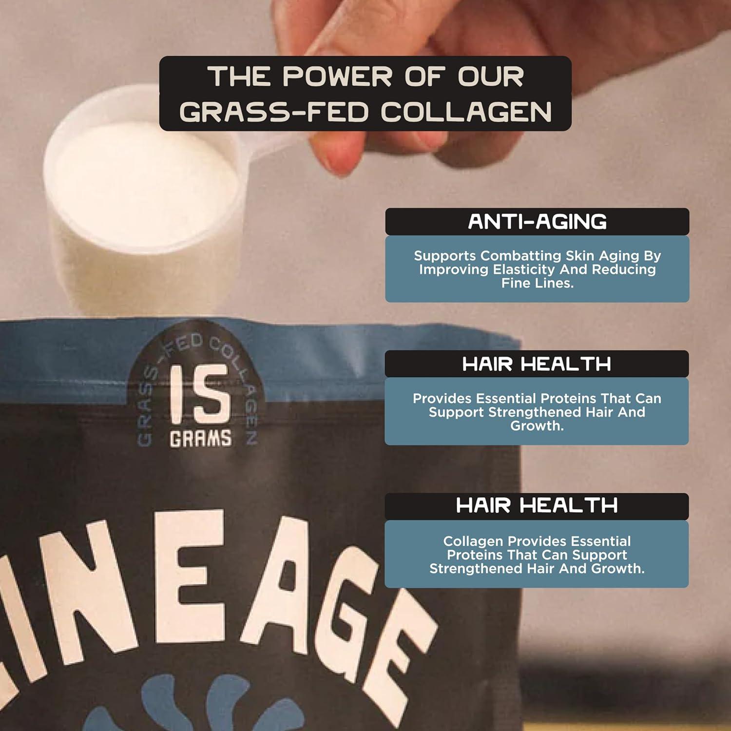 Colágeno en Polvo Lineage Provisions 100% Alimentado con Pasto - 30 Porciones