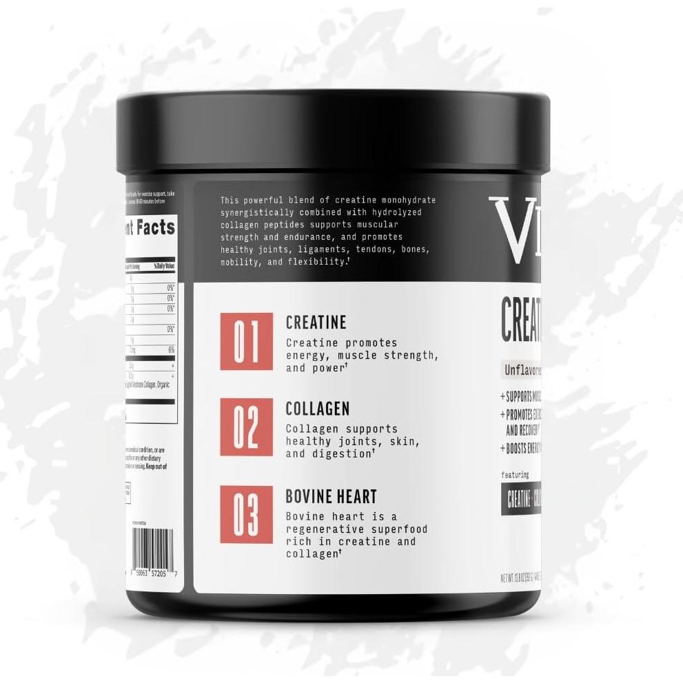 Creatina y Colágeno en Polvo Sin Sabor Beyond Organic 390g